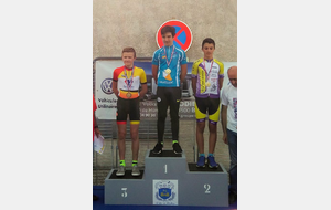 Bollène - Minimes - Cadets Championnats de Vaucluse - Julian Pansier Médaille de Bronze