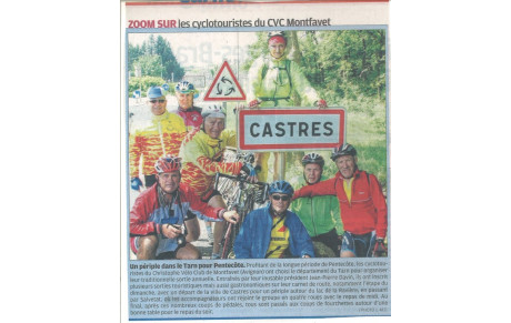 UN PERIPLE DANS LE TARN POUR NOS CYCLOS