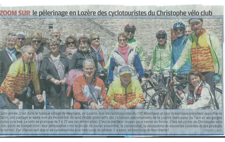 Nos cyclos de sortie
